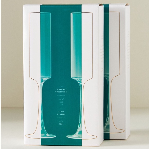 Lilac Morgan Glass Flutes - Picture 10 of 16